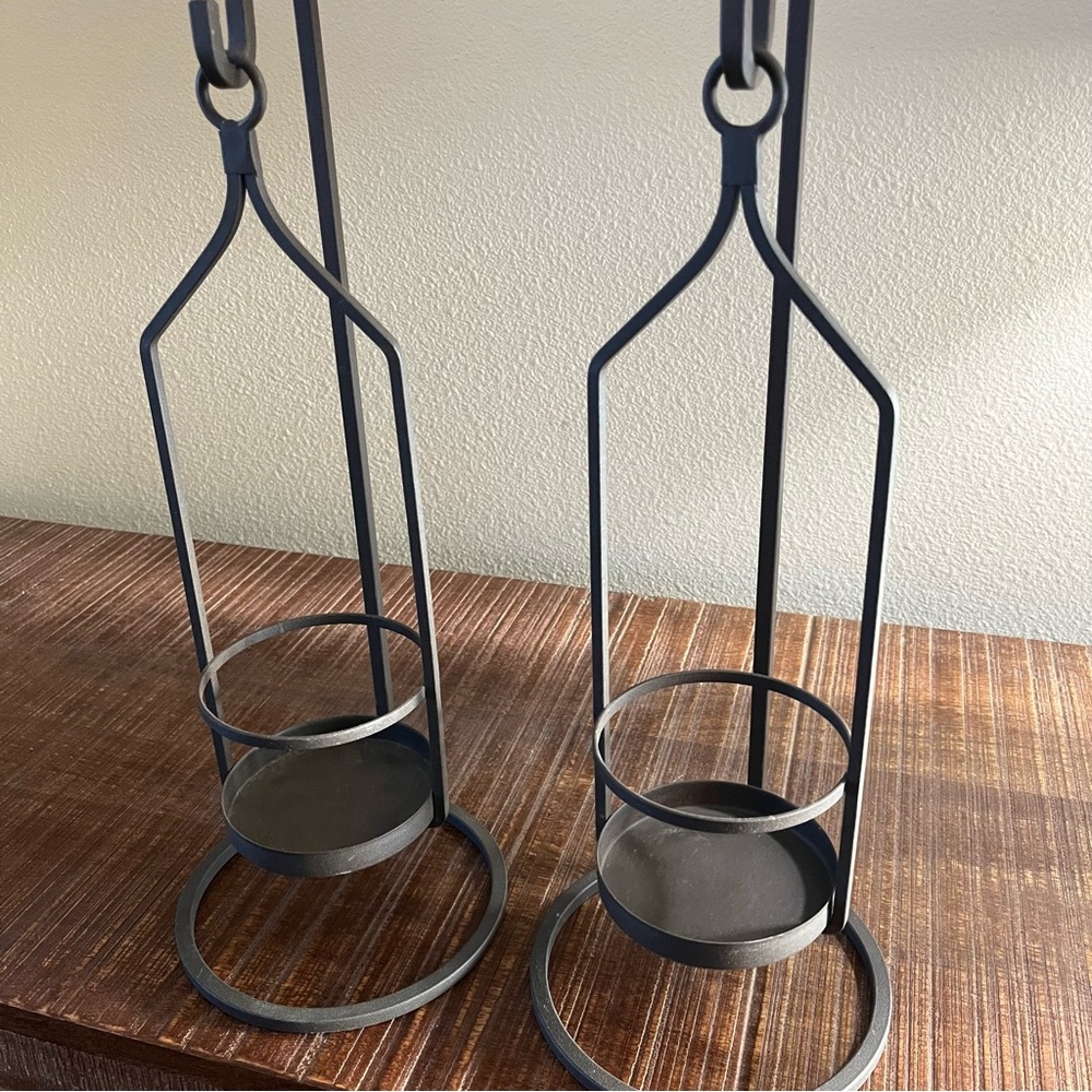 Set of 2 Yankee Candle Iron Hanging (jar) Candle Holder